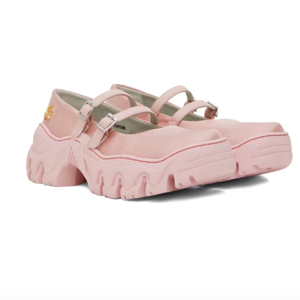 ROMBAUT Pink Boccaccio II MJ Ballerina Flats - Size 39